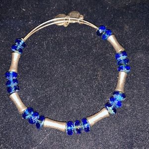 Alex and Ani Glade Azure cobalt blue bracelet
